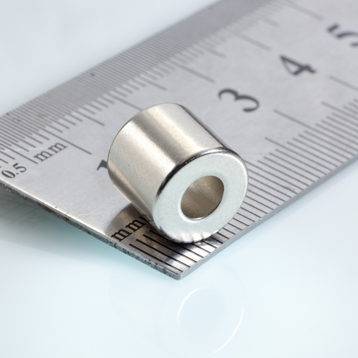 Neodímium gyűrű mágnes ø10xø4,5x9 N 200°C, VMM1EH-N25EH