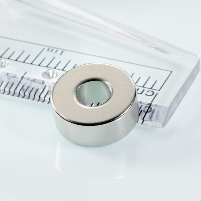 Neodímium gyűrű mágnes ø15xø6x6 N 80 °C, VMM10-N50