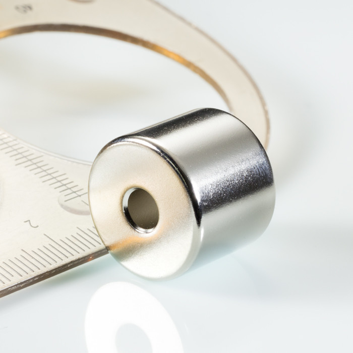 Neodímium gyűrű mágnes ø19,4xø5,1x16 N 80 °C, VMM10
