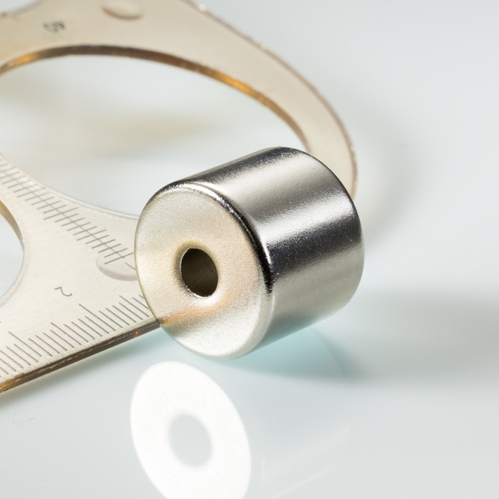 Neodímium gyűrű mágnes ø19,4xø5,1x16 N 120 °C, VMM4H