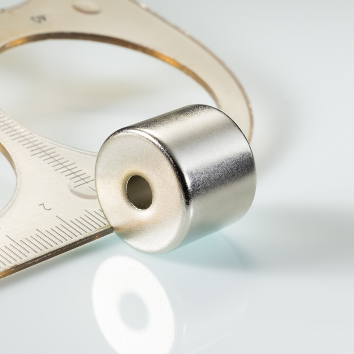 Neodímium gyűrű mágnes ø19,4xø5,1x16 N 80 °C, VMM5