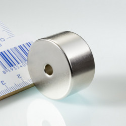 Neodímium gyűrű mágnes ø29xø5,1x16 N 80 °C, VMM5