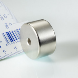Neodímium gyűrű mágnes ø29xø5,1x16 N 80 °C, VMM10-N50