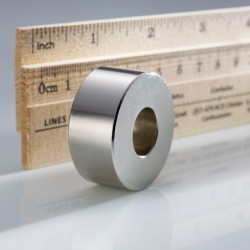 Neodímium gyűrű mágnes ø37,2xø15,2x16 N 80 °C, VMM5-N38