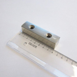 Neodímium hasáb mágnes 80x20x20xR98,5 N 80 °C, VMM10-N50