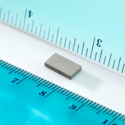 Neodímium hasáb mágnes 10x5,5x1,5 P 150 °C, VMM6SH-N40SH