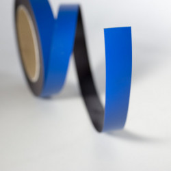 Szalag mágnes 20x0,6 mm kék