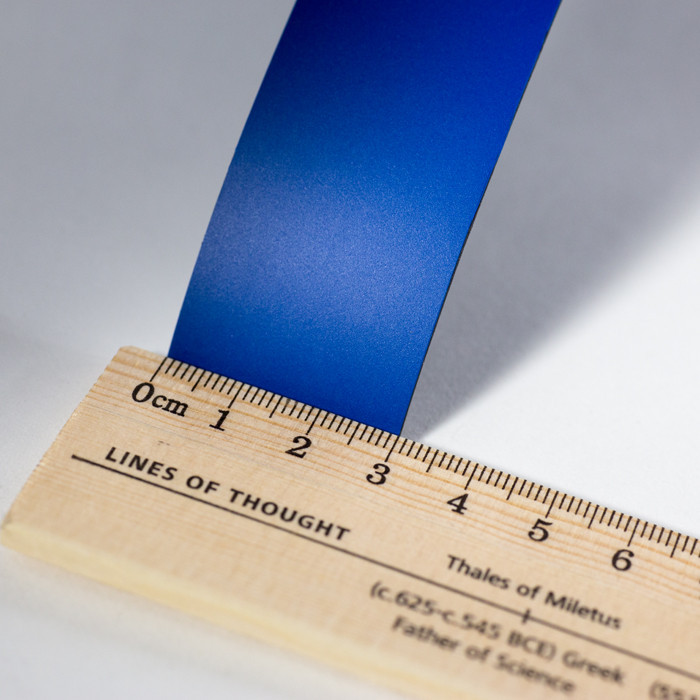 Szalag mágnes 30x0,6 mm kék