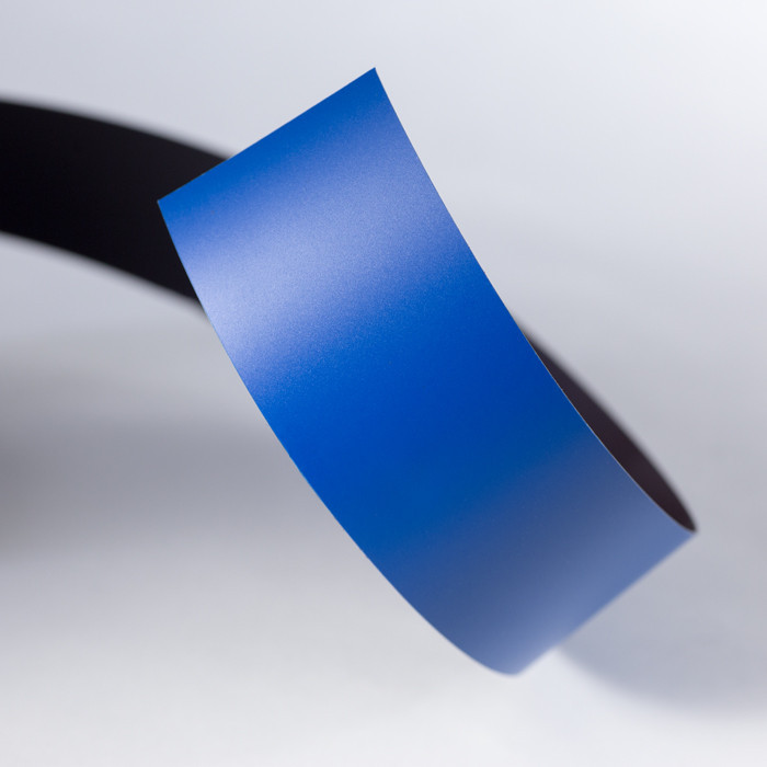 Szalag mágnes 50x0,6 mm kék