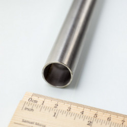 Rozsdamentes hegesztett acélcső átmérő 25 x 1,5 mm, hosszúság 1 m - 1,4301