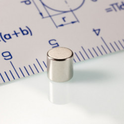 Neodímium henger mágnes ø5x5 N 80 °C, VMM8-N45