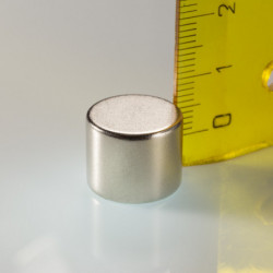 Neodímium henger mágnes ø15x12 N 80 °C, VMM4-N35