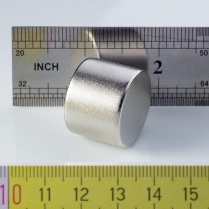 Neodímium henger mágnes ø25,8x20 N 80 °C, VMM7-N42