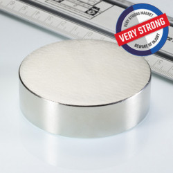 Neodímium henger mágnes ø70x20 N 80 °C, VMM5-N38